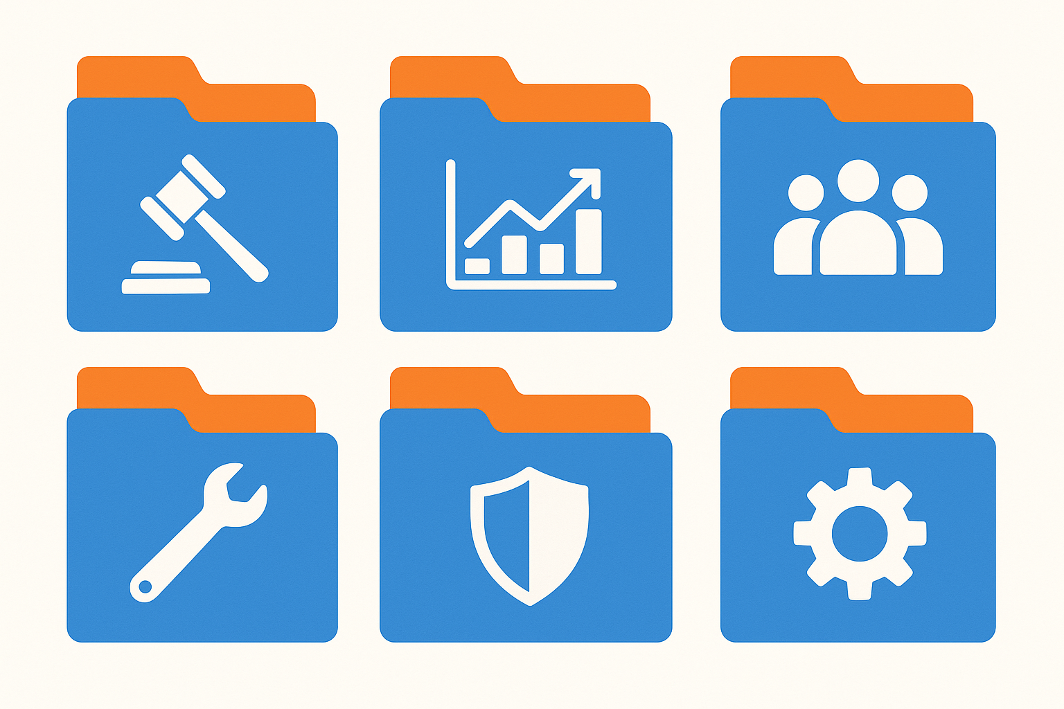 Structure d'organisation des documents de copropriete en 6 categories