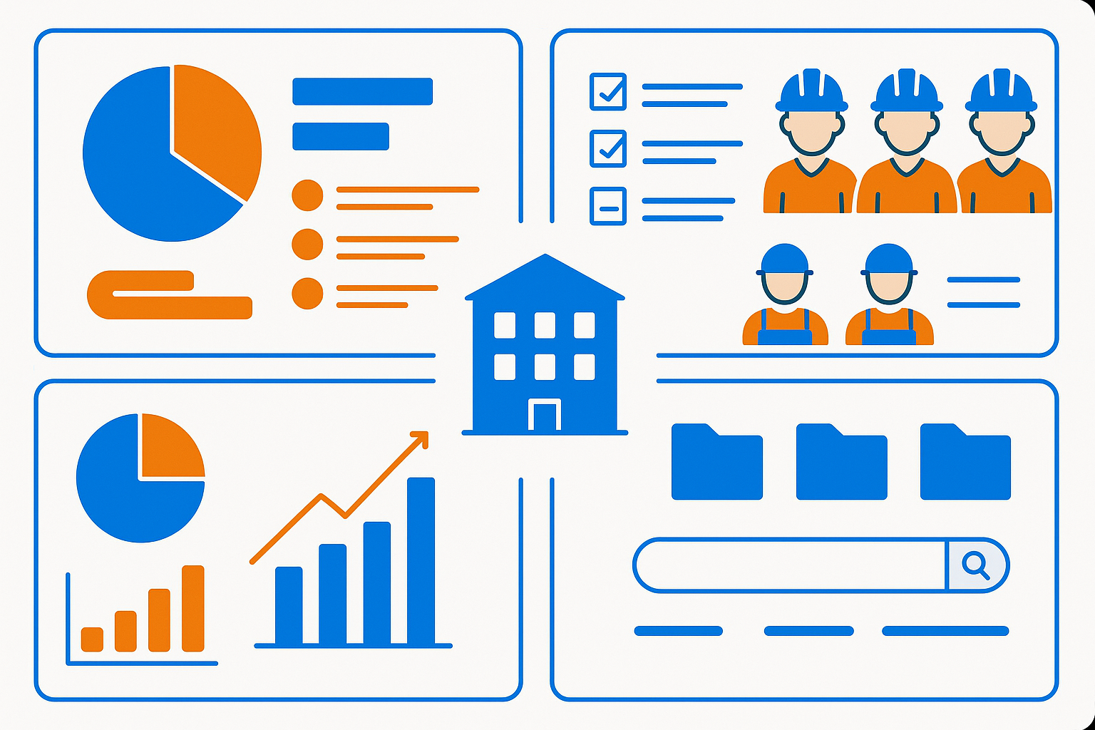 Tableau de bord de gestion de copropriete par role du conseil d'administration