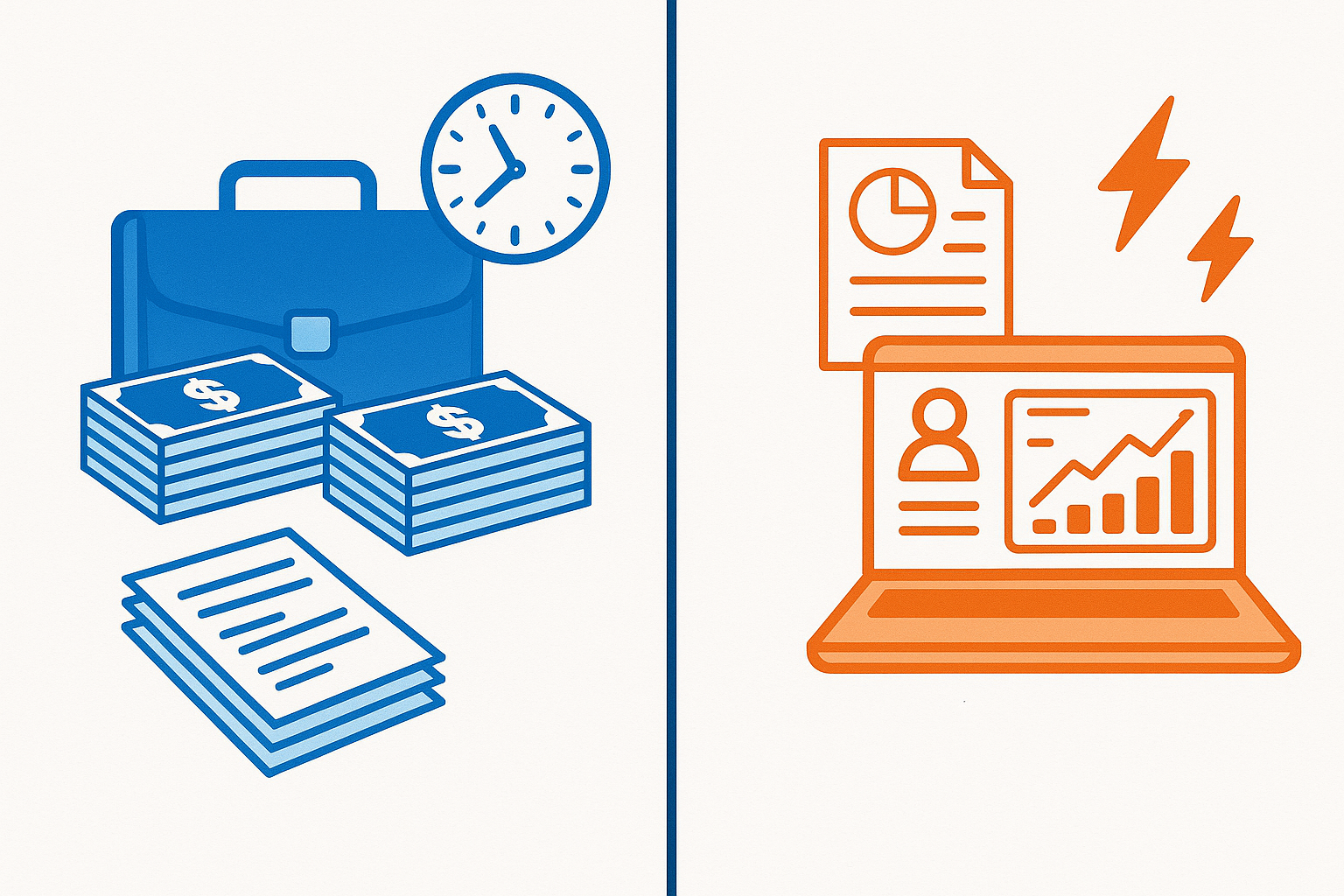 Comparaison visuelle des couts entre approche traditionnelle et outil IA pour la conformite Loi 16